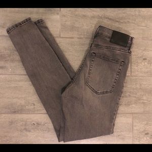 Everlane Stretch High Rise Skinny Jean - 27 R Grey